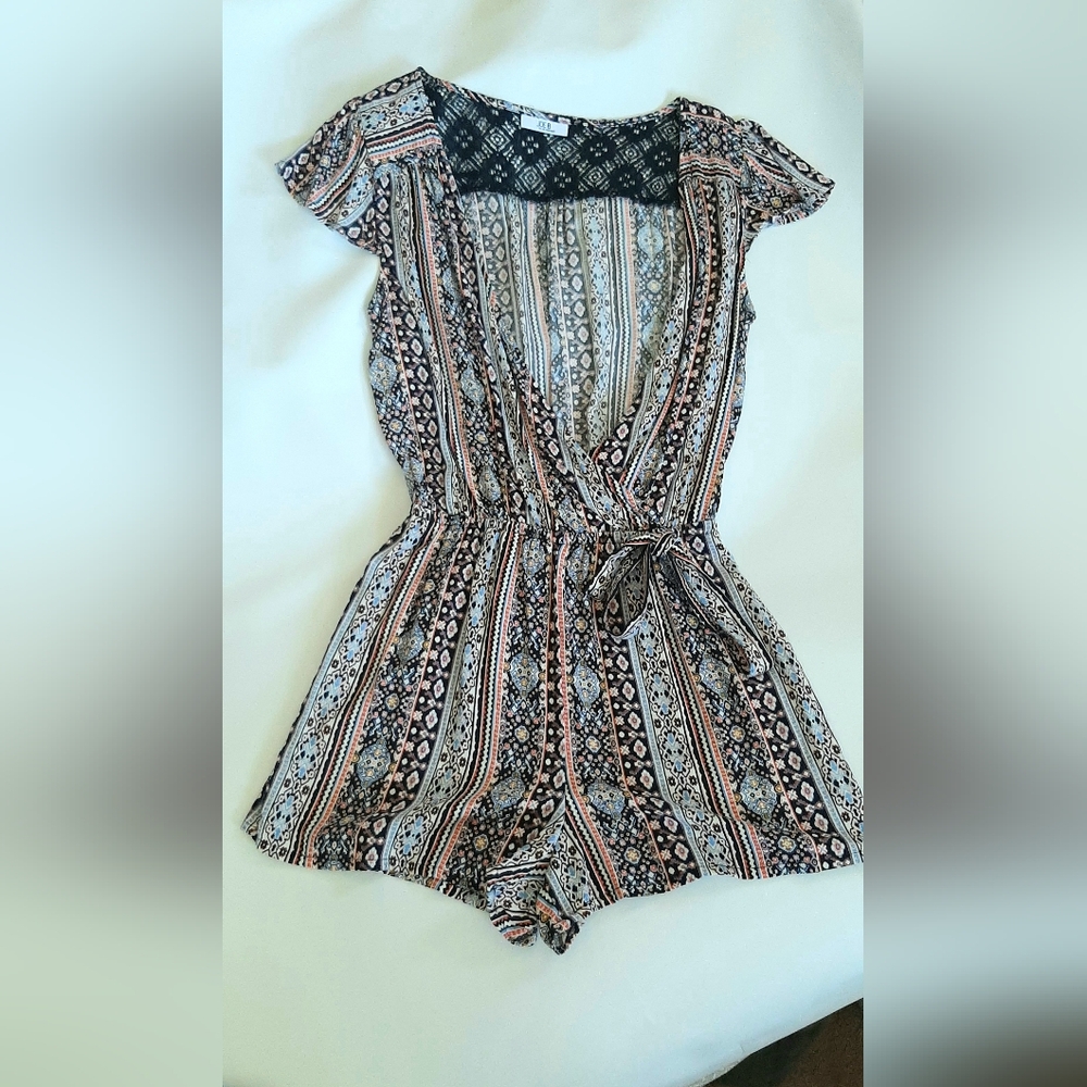 Like New Joe B Romper with Lace Detail in the Back